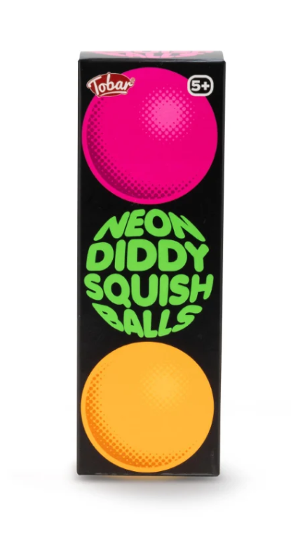Scrunchems- Neon Mini Squish Balls- 3pk