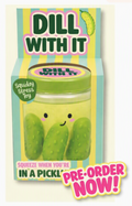 PRE ORDER!- Dill With It- Pickle Sensory Squish Toy