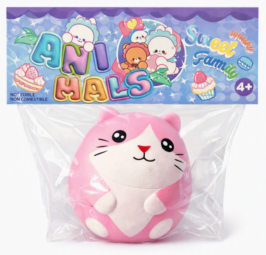 Squishy DOH Sweet Animals Family- Cat