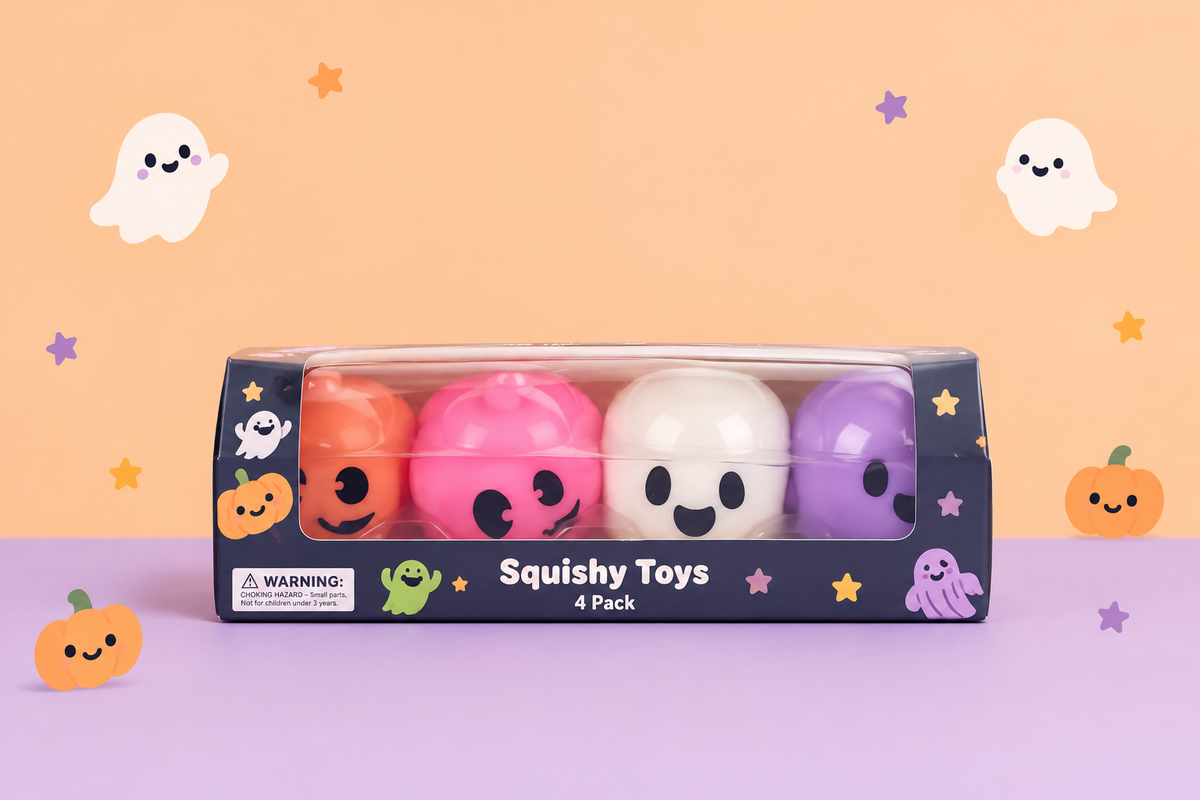 Dollar General VIRAL Halloween 4 Pack- Squishy Ghosts