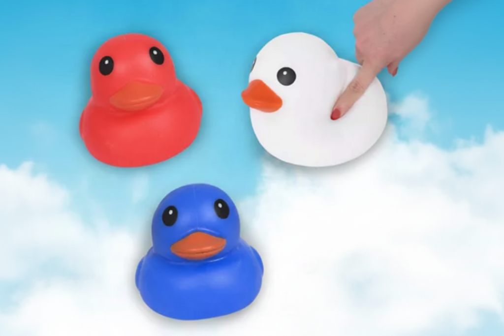 Sunny Days Squeeezy- Limited Edition Americana- JUMBO Duck