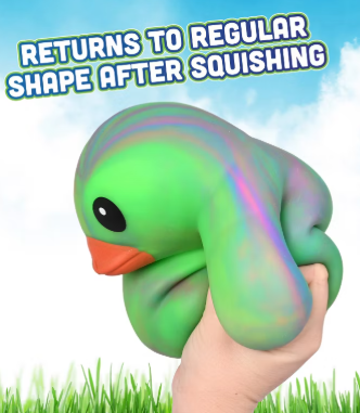 Sunny Days Squeeezy- Tie Dye- JUMBO Duck