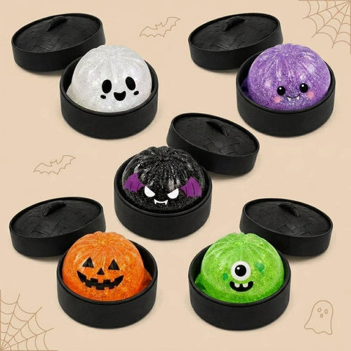 Halloween Glitter Slow Rise Maltose Dumpling Squishy Toy