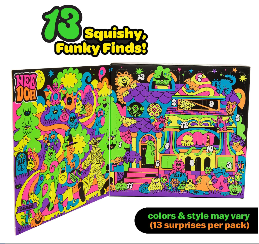 Schylling- NeeDoh- Funky Frights Squish O-Ween Countdown Toy