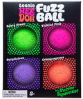 Schylling- NeeDoh- Teenie Fuzz Ball- Velvet Squeeze- 4pk