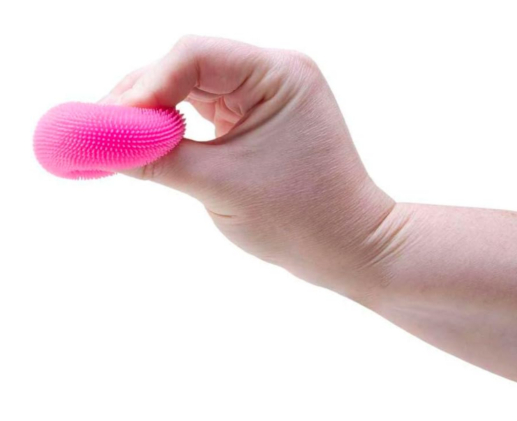Schylling- NeeDoh- Teenie Fuzz Ball- Velvet Squeeze- 4pk