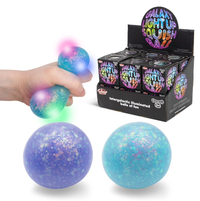 Scrunchems- Galaxy Light-Up Squish Ball