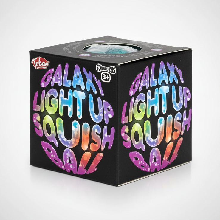 Scrunchems- Galaxy Light-Up Squish Ball