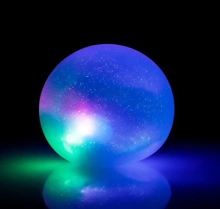 Scrunchems- Galaxy Light-Up Squish Ball