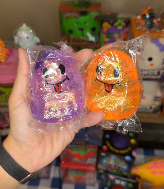 Glittery- SUGAR  Ghost -2 pcs