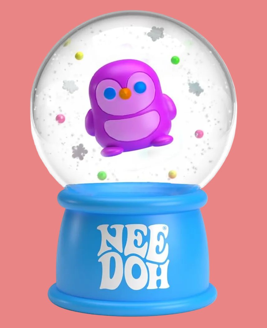 Schylling- NeeDoh- Squishmas Squish N' Snow Globe