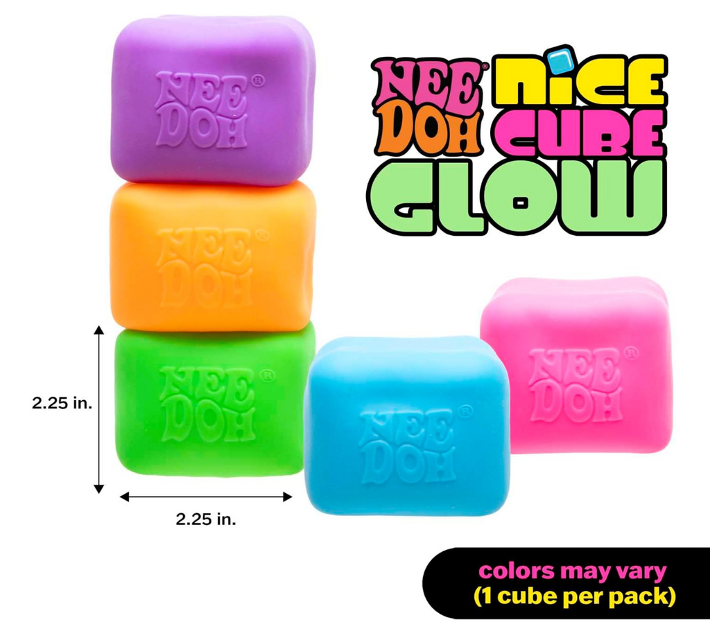 Schylling- NeeDoh- GLOW Cube