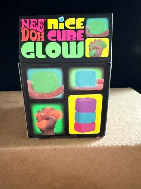 Schylling- NeeDoh- GLOW Cube