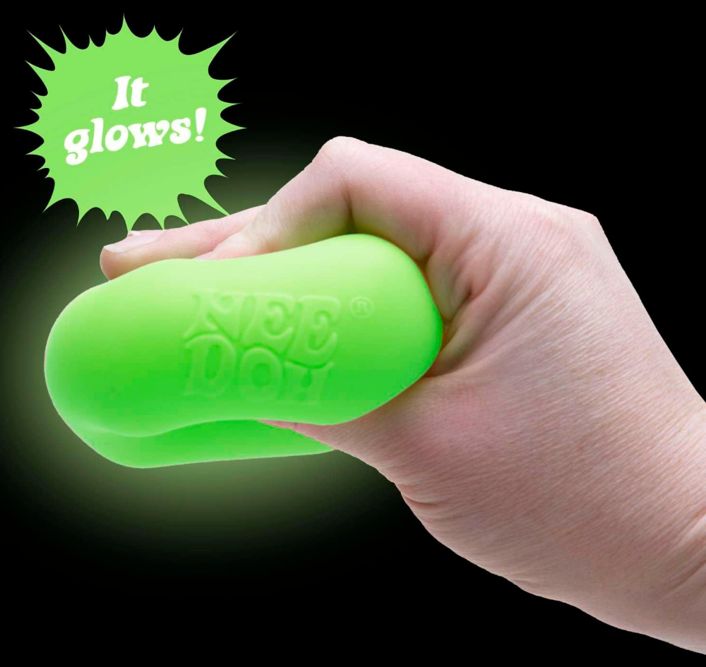Schylling- NeeDoh- GLOW Cube