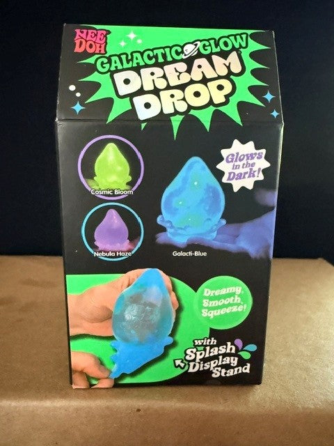 Schylling - NeeDoh- Galactic Glow- Dream Drop- BLUE