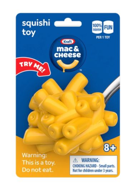 Kraft Dinner Mac N’ Cheese Squishi Fidget Toy