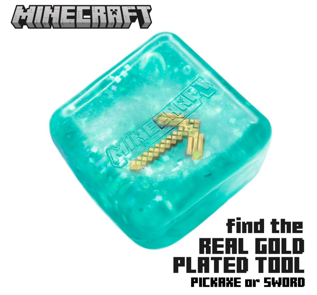 Minecraft- Jelly Squish Fidget Cube with case