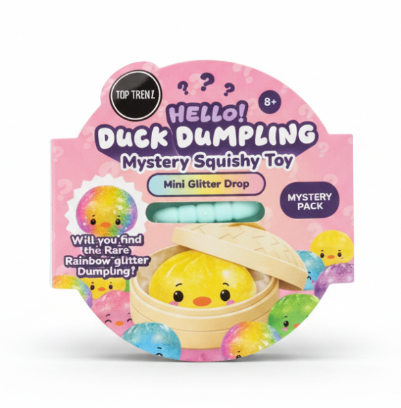 Top Trenz- Hello Duck (Mini) Dumpling  - Mystery Sugar Glitter Edition