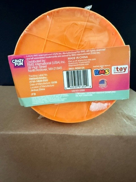RMS- Crazy Fun- The Original Mystery Dumpling- Sherbert Edition