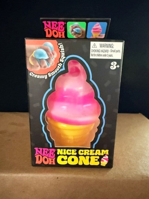 Schylling- NeeDoh- Nice Cream Cone (PINK)