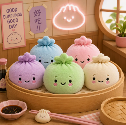Top Trenz - Super Duper Sugar Squisher Plush - Sugar Dumplings