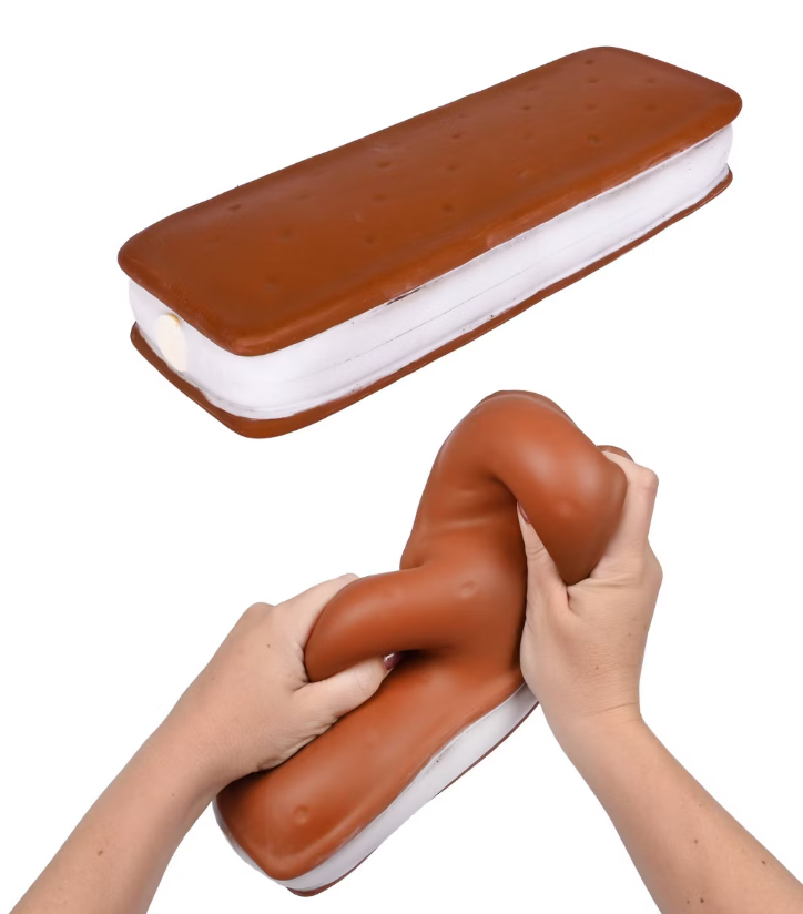 Sunny Days Squeeezy- Ice Cream Sandwich- Fidget Toy