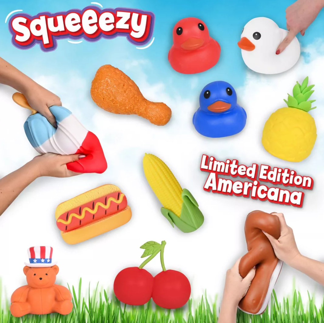 Sunny Days Squeeezy- Ice Cream Sandwich- Fidget Toy