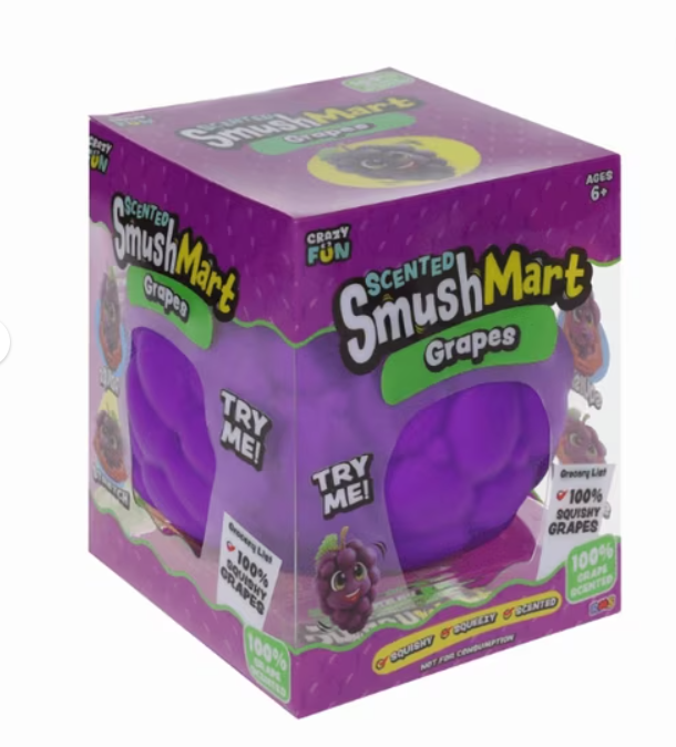 Crazy Fun - SmushMart- JUMBO Scented Grape