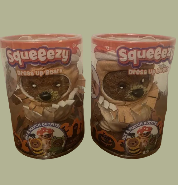 Squeeezy- toyMendous!- Dress Up Bears /Mix Match