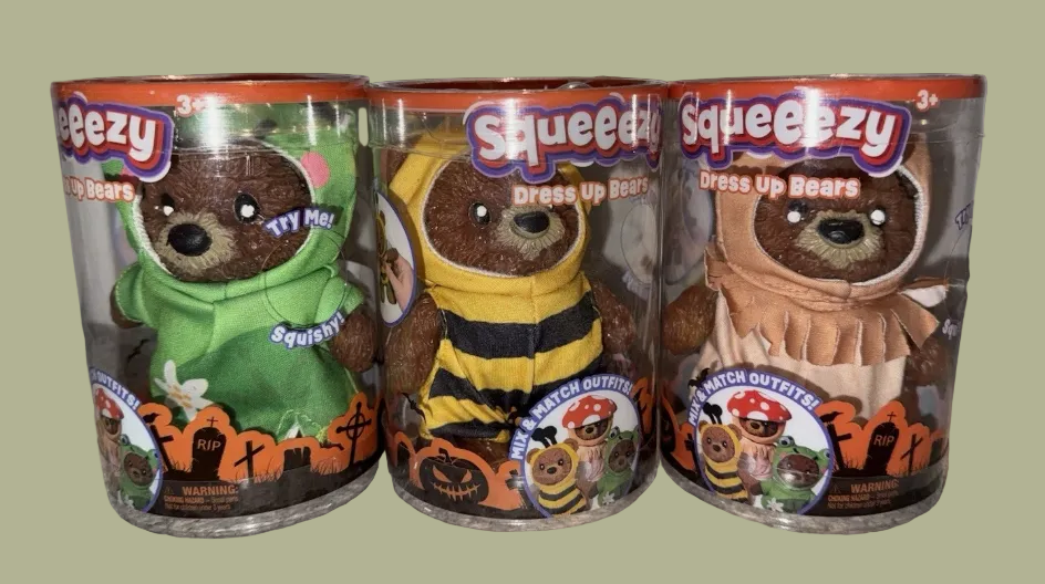 Squeeezy- toyMendous!- Dress Up Bears /Mix Match