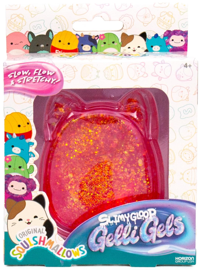 SlimyGloop- Gelli Gels- Squishmallows (Slow-Flow Glitter Squishy)