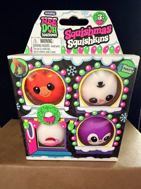 Schylling- NeeDoh- Squishmas Squishkins
