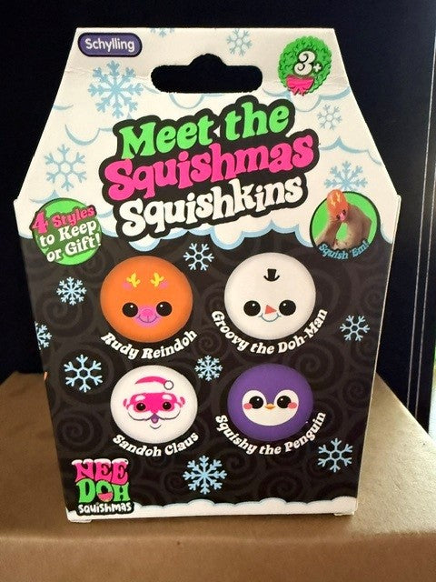 Schylling- NeeDoh- Squishmas Squishkins