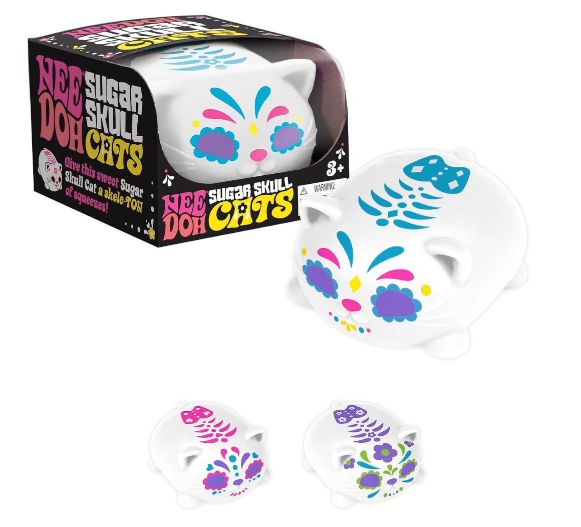 Schylling - NeeDoh- Sugar Skull Cats