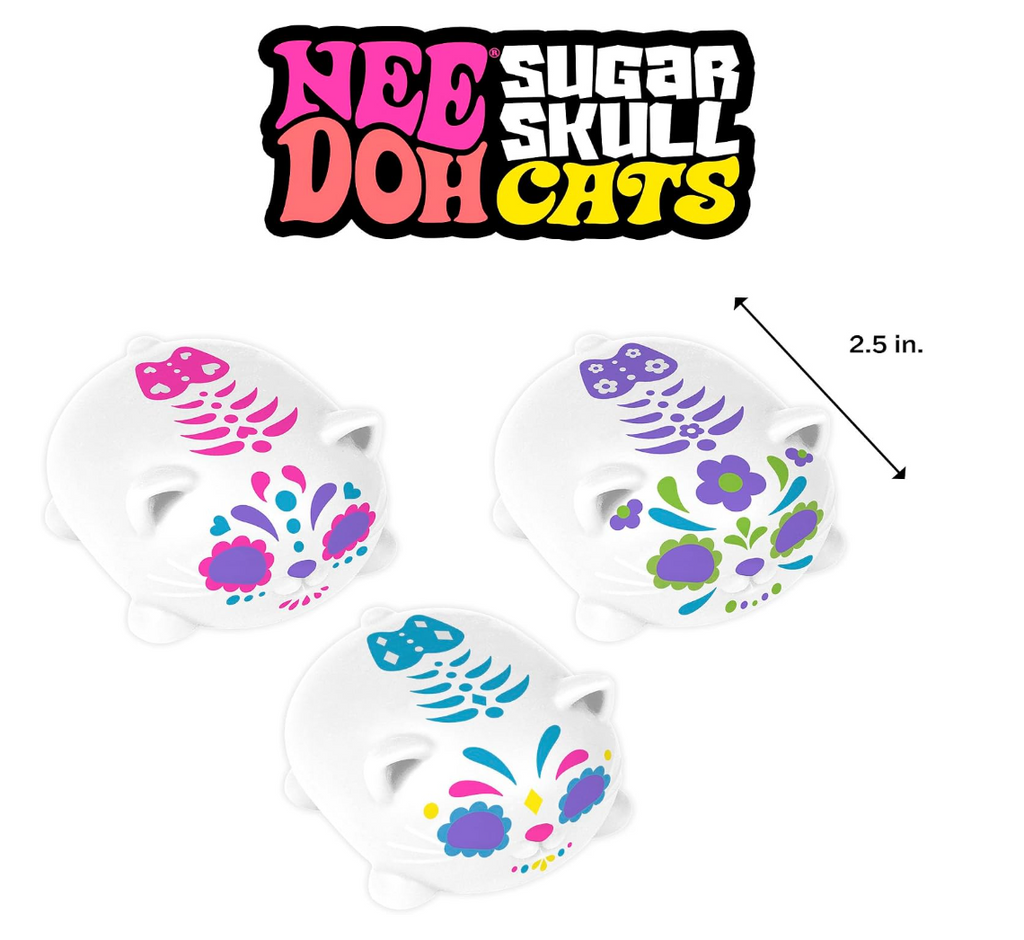 Schylling - NeeDoh- Sugar Skull Cats