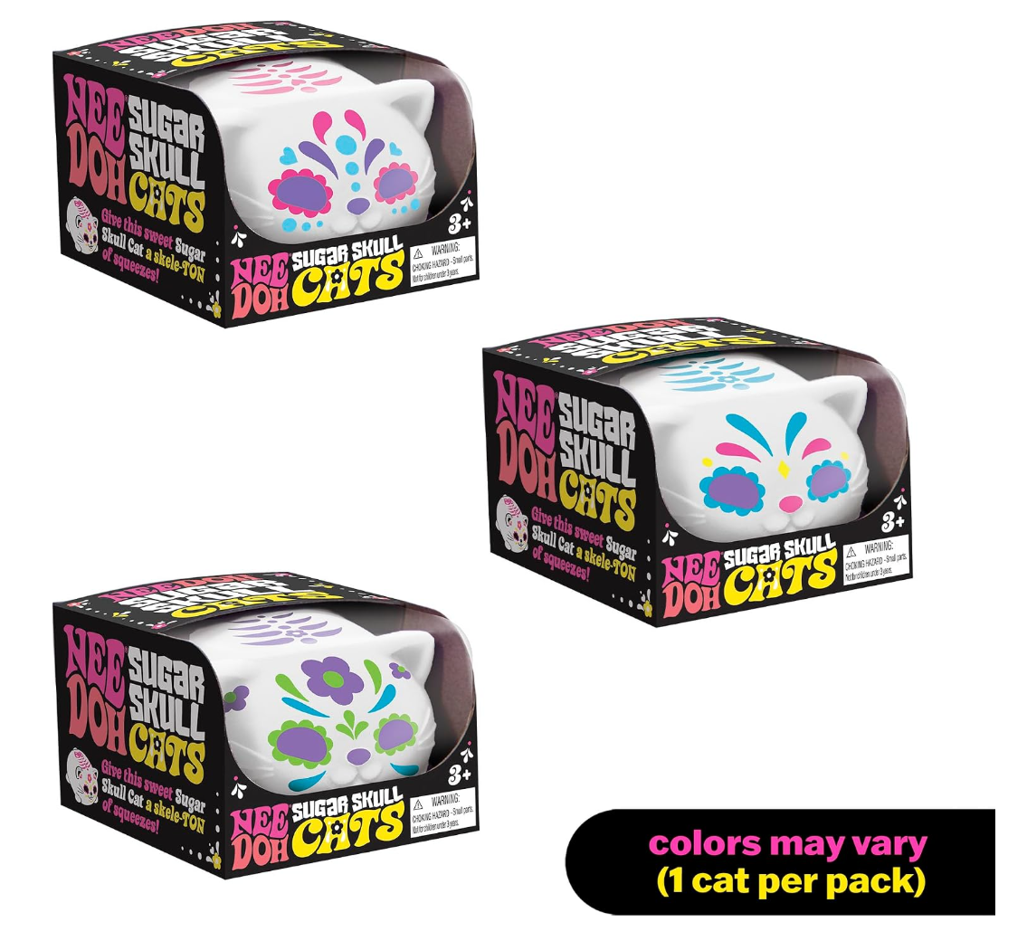 Schylling - NeeDoh- Sugar Skull Cats