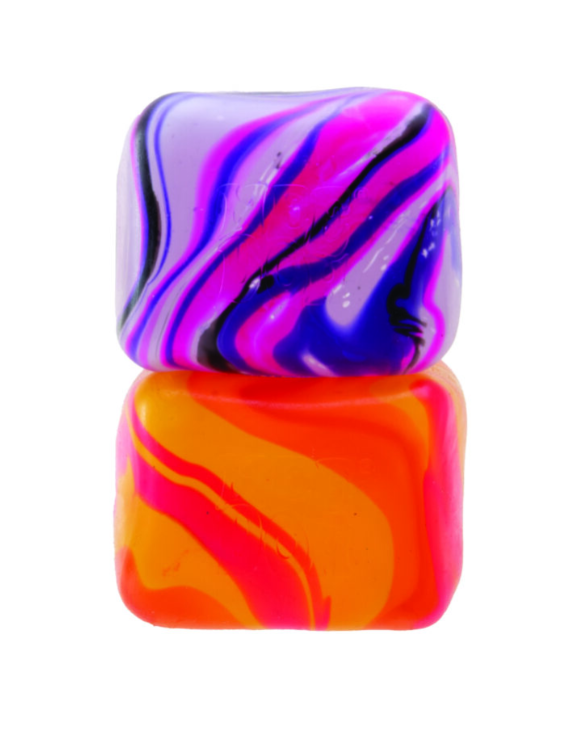 Schylling- NeeDoh- Nice Cube Swirl