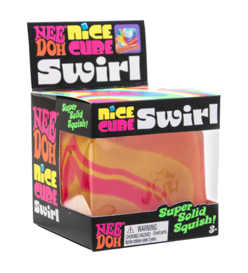 Schylling- NeeDoh- Nice Cube Swirl