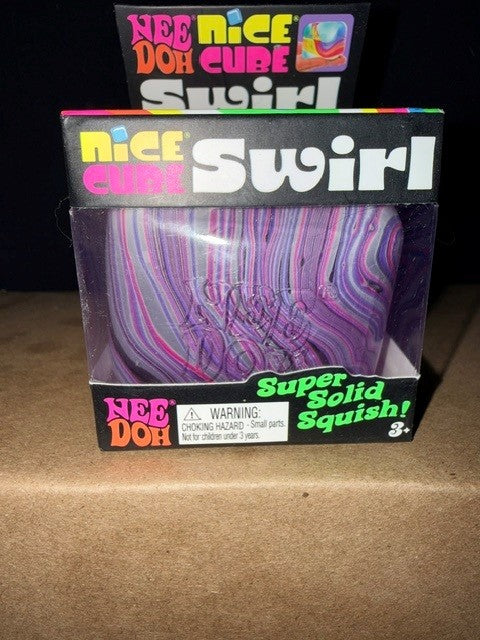 Schylling- NeeDoh- Nice Cube Swirl