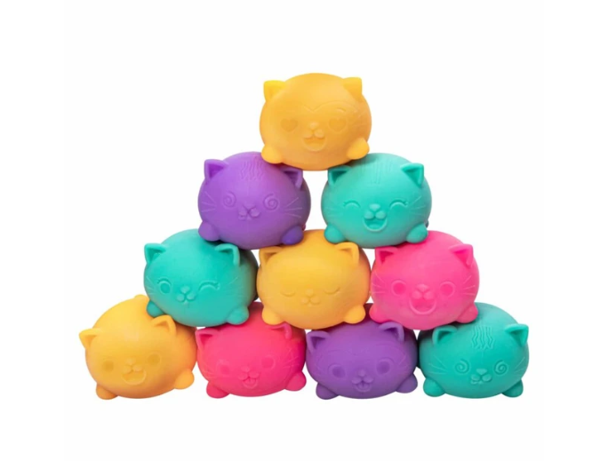 Schylling- NeeDoh- Teenie Cool Cats - 3Pk