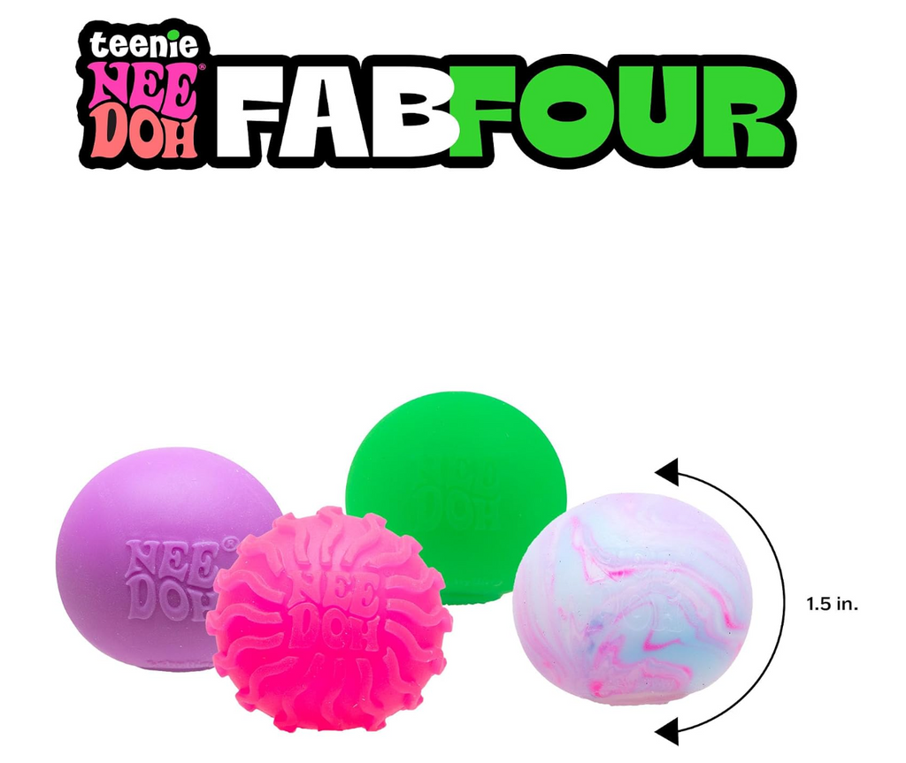 Schylling- NeeDoh- Teenie- FAB FOUR