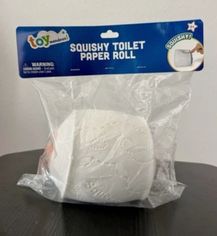 toy-mendous!- Squishy Toilet Paper Roll Sensory Squeeze Fidget Toy