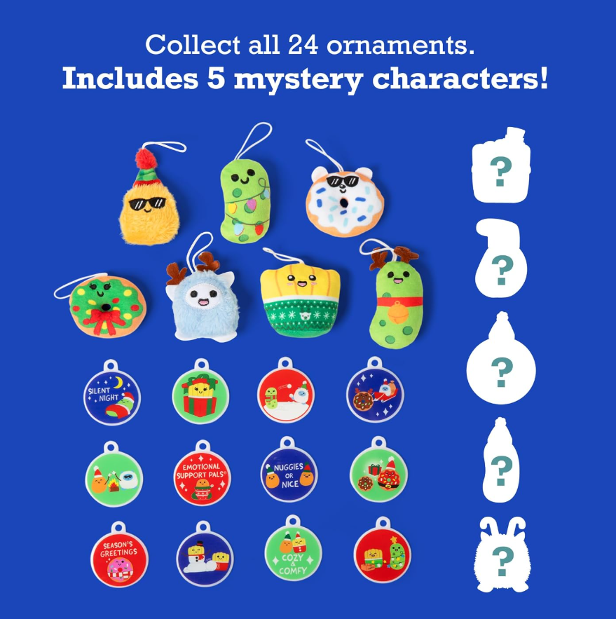 Emotional Support Pals -Relatable!- Holiday Advent Calendar (24 Days)