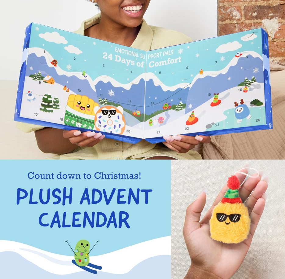 Emotional Support Pals -Relatable!- Holiday Advent Calendar (24 Days)